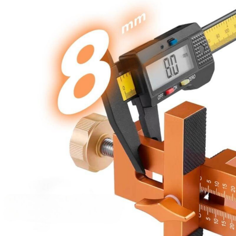 DrillMate – 2 in 1 verstellbare Bohrschablone für Scharniere und Griffe