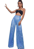 Sophia – Locker sitzende Hose mit hoher Taille und weitem Bein für mühelosen Stil