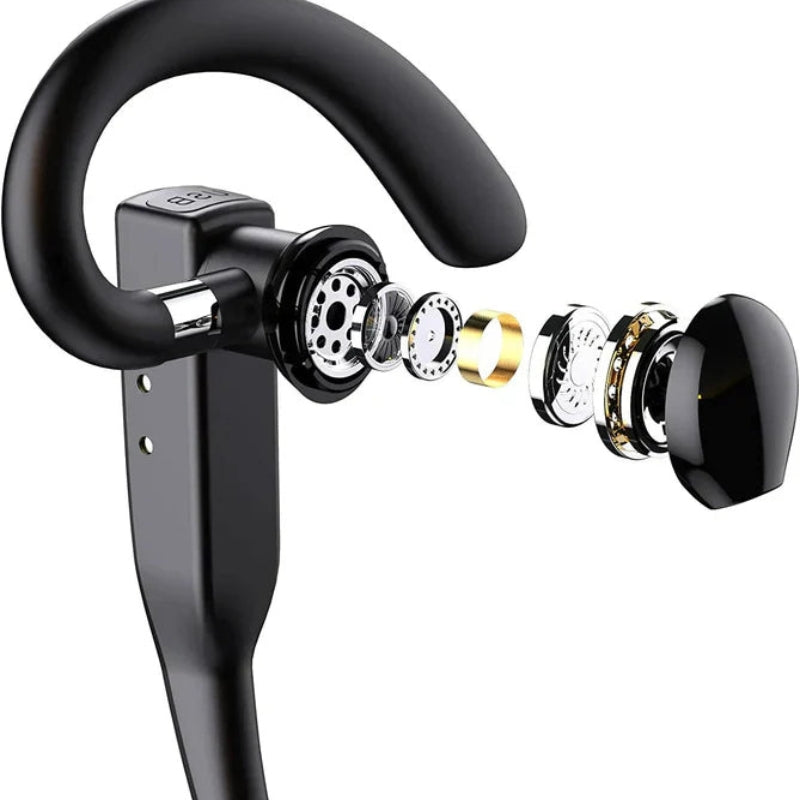 NovaTalk - Drahtloses Bluetooth Headset mit zwei Mikrofonen und klarem Klang