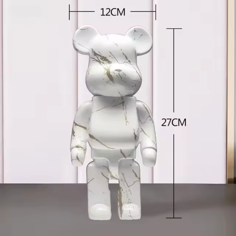 ArtBeast – Kühne künstlerische Bärenfigur für moderne Raumdekoration