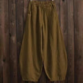 Tabea – Leichte Lockere Passform Weites Bein Hose mit Taschen