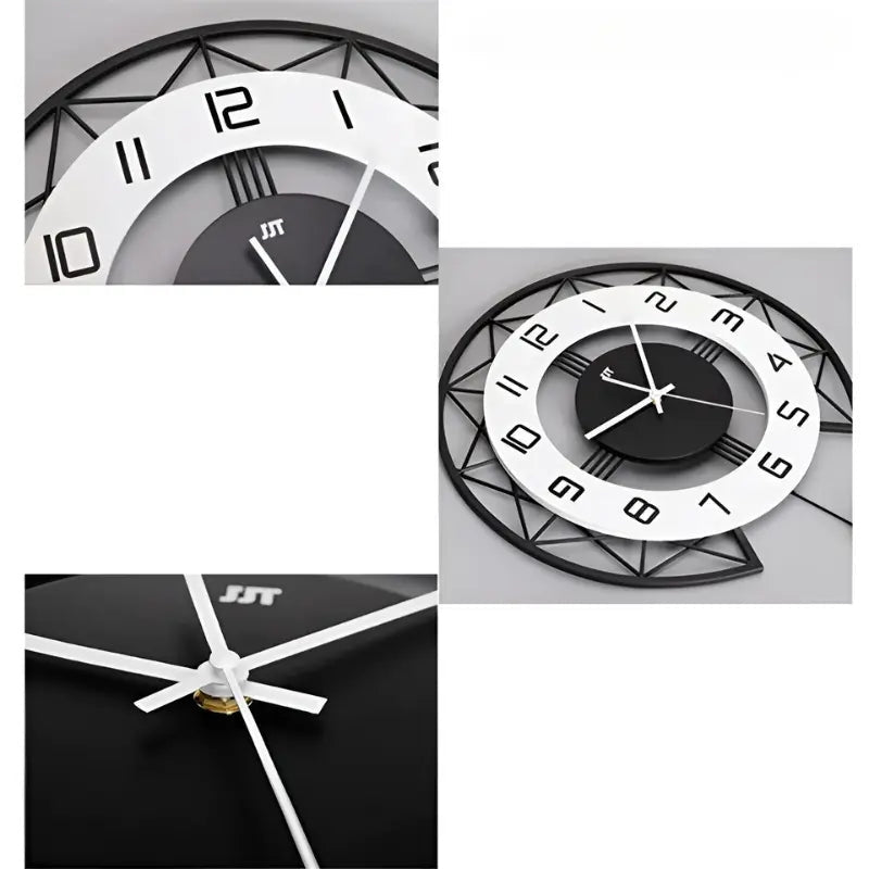 TimeScape – Moderne Wanduhr mit geräuschlosem Mechanismus für einzigartiges Dekor