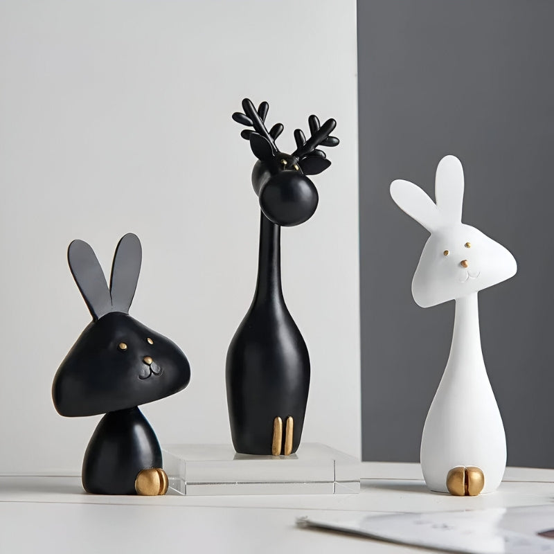 CritterCraft – Minimalistische Tierskulpturen für moderne Innendekoration