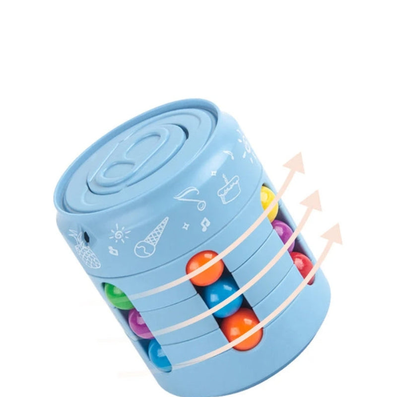 SpinLogic – Rotierendes Zappelwürfel Spielzeug mit kniffligen Puzzlefunktionen