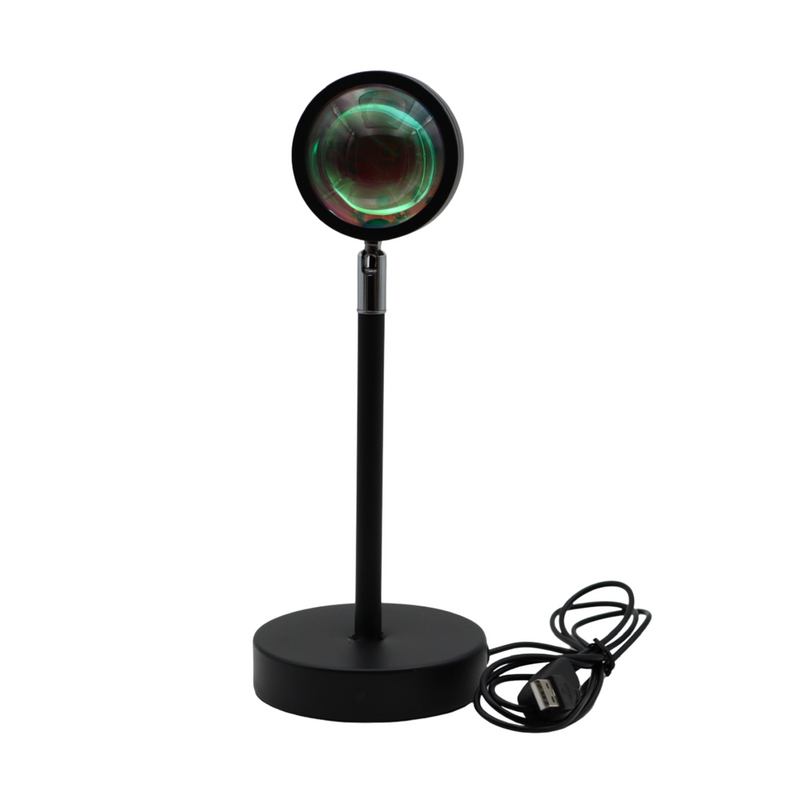 SunLume - USB Sonnenuntergangsprojektionslampe mit 360° drehbarem Kopf für entspannende Atmosphäre