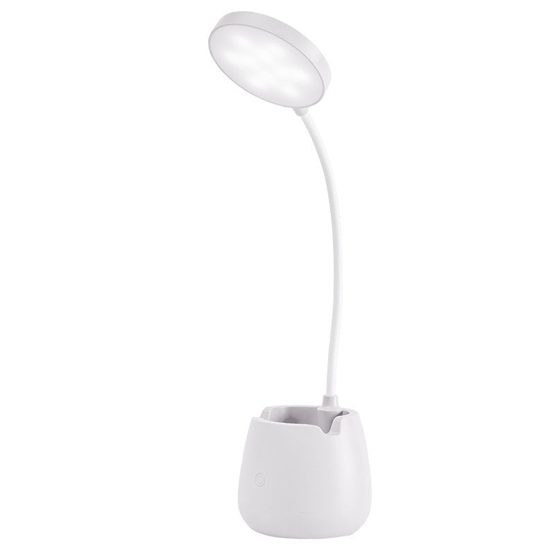 LumaHold – Touch Steuerung Schreibtischlampe mit Stiftehalter und Telefonhalter