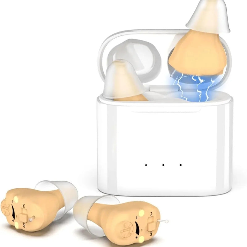 HearTone – Wiederaufladbares Mini Hörgerät kabellos mit klarem verstärktem Klang