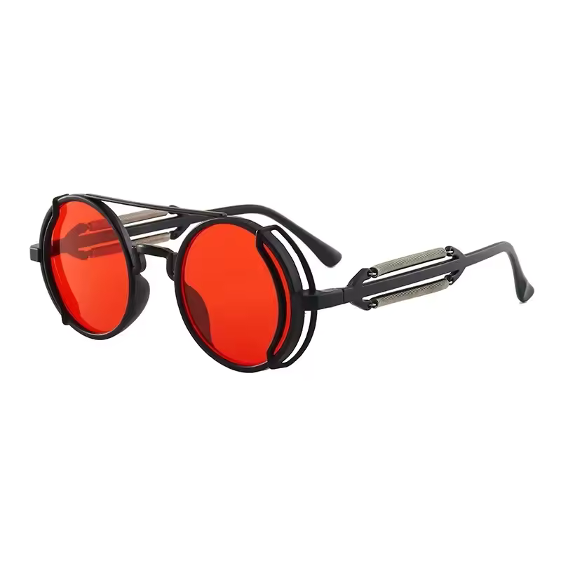 VibeShade – Moderne Sonnenbrille mit rundem Rahmen und UV Schutz