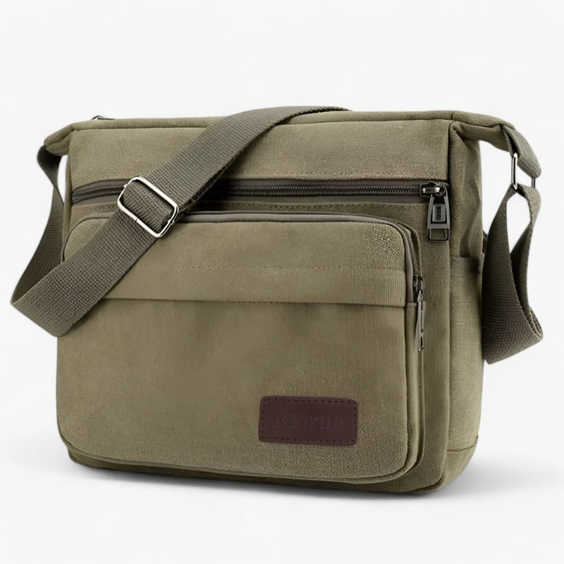 Anselm – Leichte Umhängetasche mit mehreren Taschen und verstellbarem Riemen