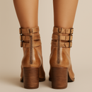 Amara - Vintage-inspirierte Hohe Absätze mit sicherem Knöchelriemen für einen bequemen Sitz