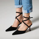 Annalena – Elegante Hoher Absatz Sandaletten mit spitzer Zehenpartie für Komfort