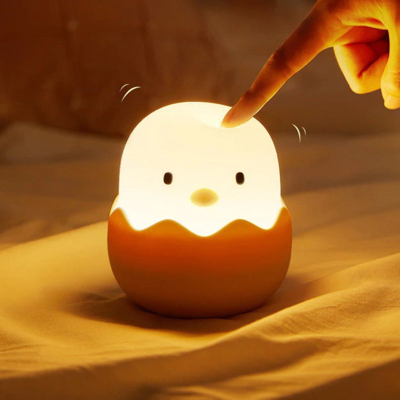 GlowBuddy – Aufladbare farbwechselnde Cartoon Nachttischlampe