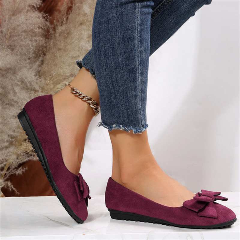 Emilia – Stylische Flache Schuhe mit rutschfester Sohle und runder Spitze