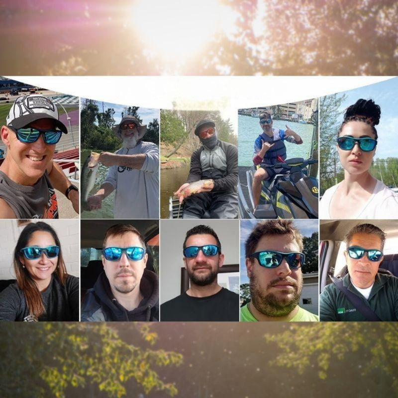SportVision - Klassische Sport Sonnenbrille mit UV Schutz und kratzfesten Gläsern