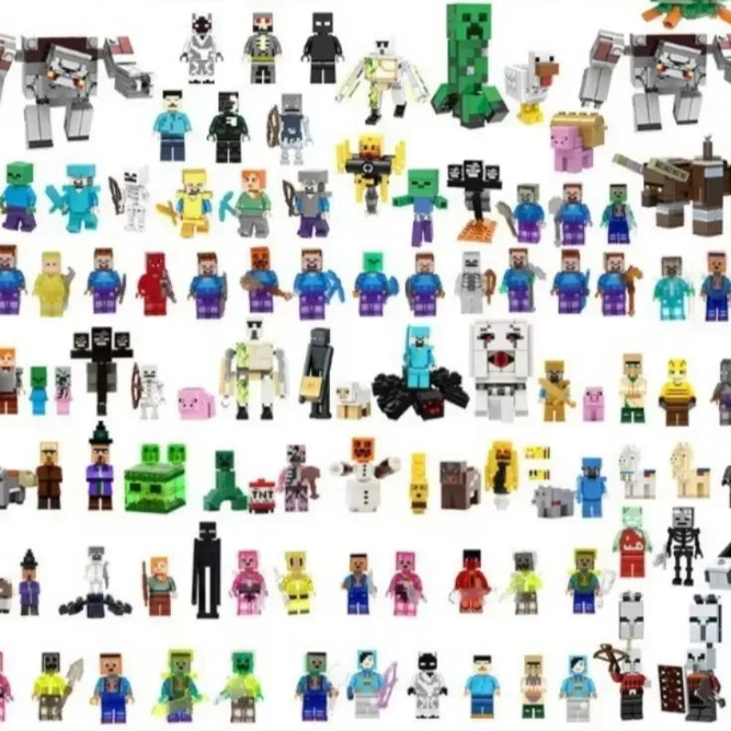 BlockCraft - Minecraft Humanoide Sammelfiguren und Bausteine für Kinder