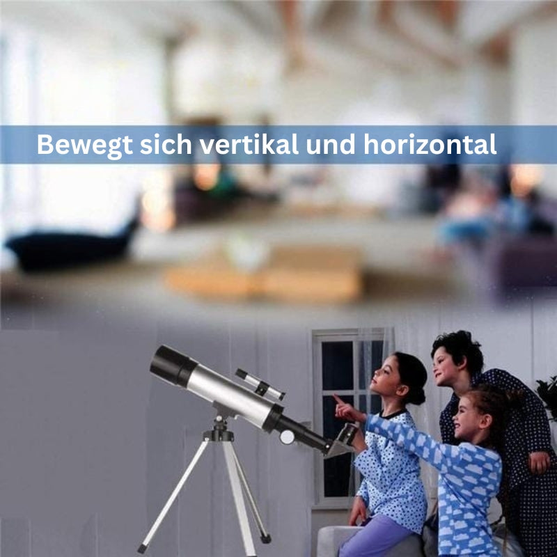 SkyGlider – Tragbares astronomisches Teleskop zur Mond und Weltraumbeobachtung
