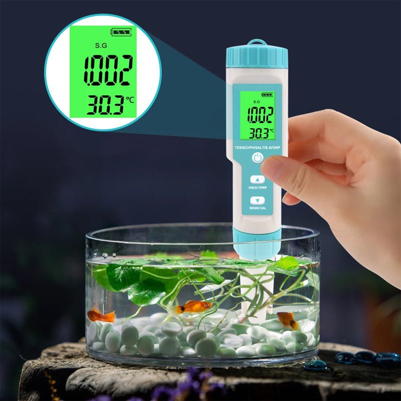 AquaVeris – Intelligenter 7-in-1-Poolwasseranalysator für präzise Echtzeit-Messwerte