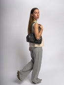 Silke – Luxuriöse leichte Umhängetasche mit Reißverschlusstasche