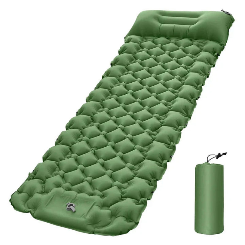 QuickRest – Schnellaufblasende Luftmatratze mit integriertem Kissen fürs Camping