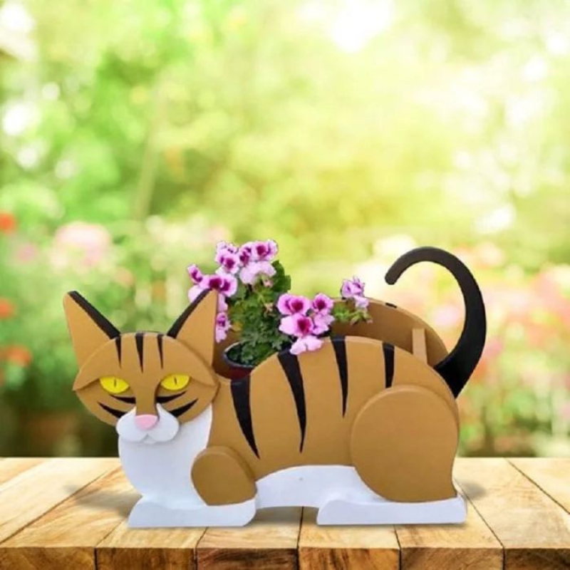 KittyBloom – Blumentöpfe in Katzenform für den Garten als Dekoration für drinnen und draußen