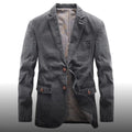 Nolan - Langärmelig Reverskragen Denim Jacke