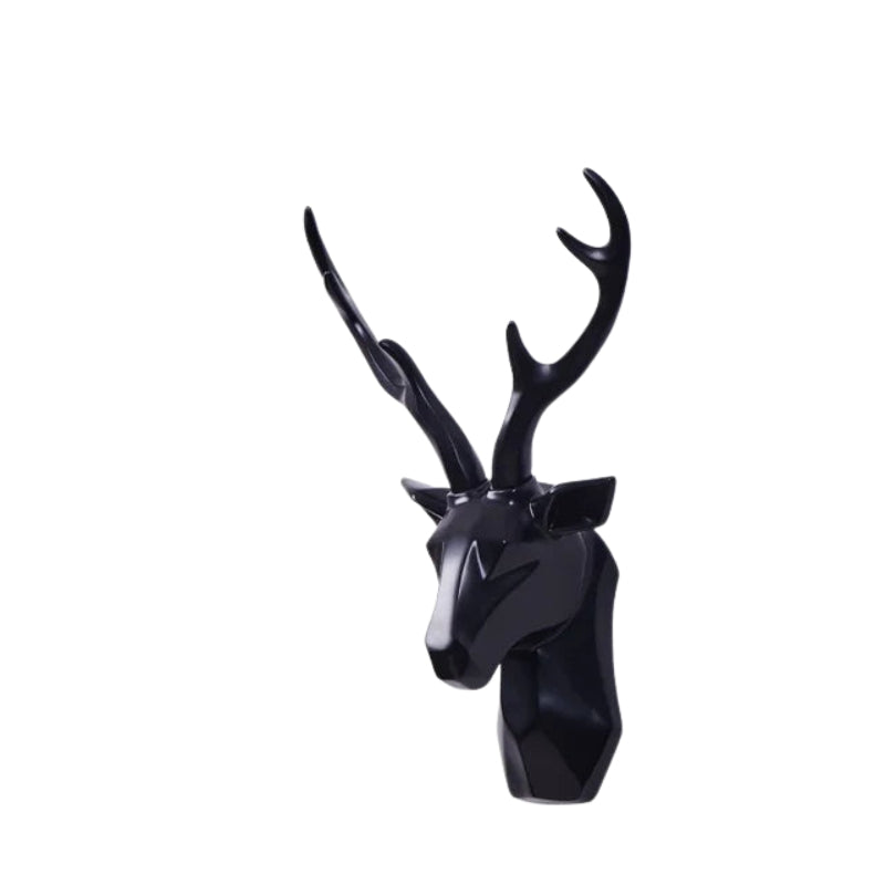 Regal Deer – Dekorative Wandskulptur mit Hirschkopf und realistischen Details