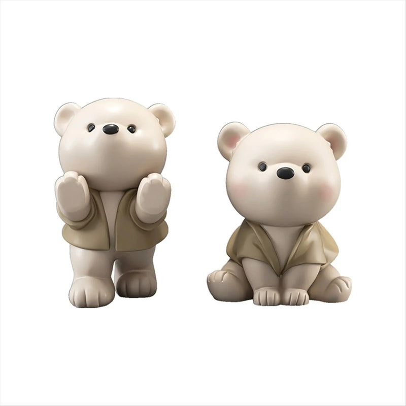 StackBear – Buchstützen Set mit Bärenfiguren und stabilem Halt