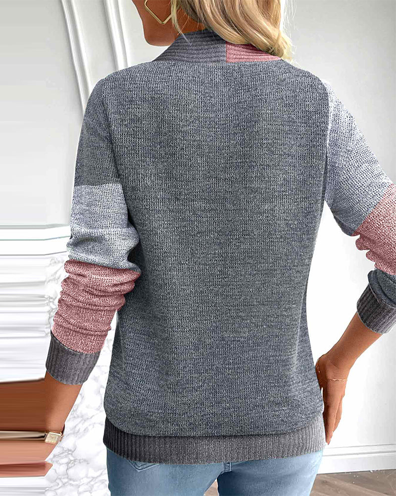 Lina - Bequem Warm Langärmeliger Pullover