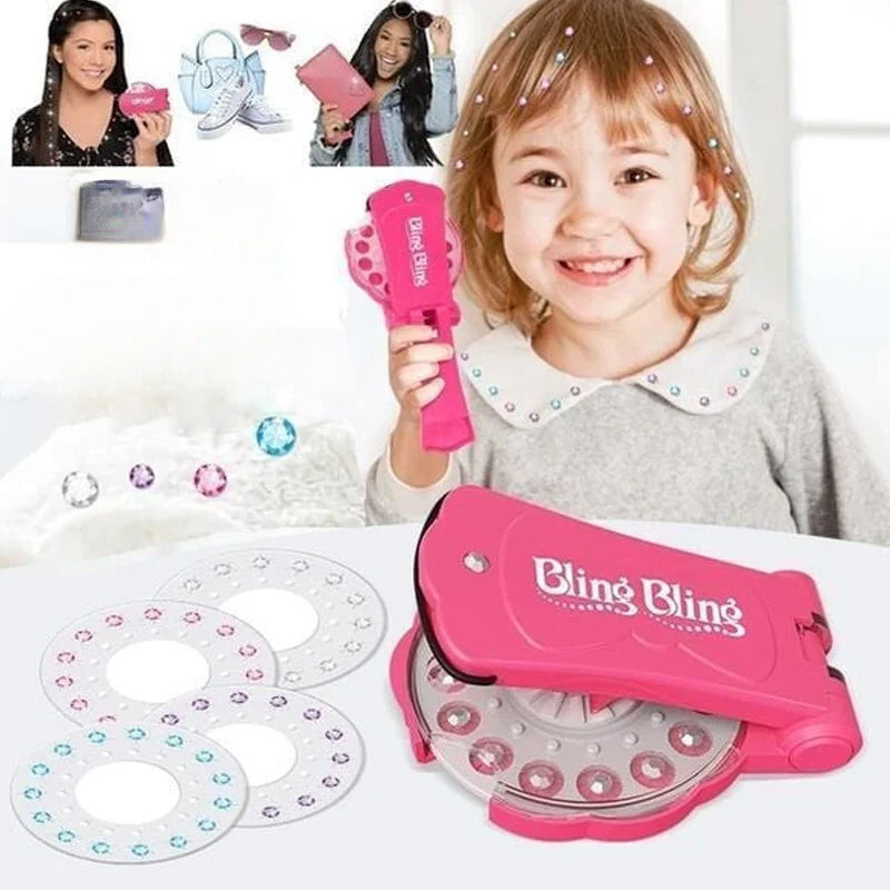 SparkleEase - Tragbarer Edelsteinklammerer für Haare und Zubehör