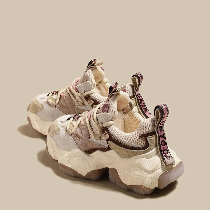 Sophia – Dicker Sohle Sneakers mit rutschfestem und stützendem Entwerfen