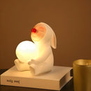BunnyGlow – USB aufladbare Tischlampe mit LED Licht und Einzigartig Entwerfen