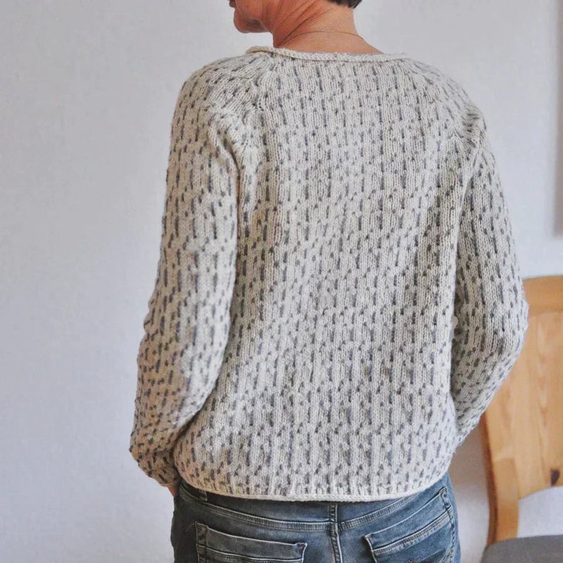 Sophia - Luxuriöser Komfort Bootshals Langärmeliger Pullover