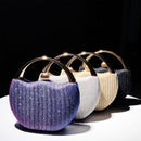 Alina – Stilvolle Handtasche mit luxuriösem runden Griff und geräumigem Innenraum