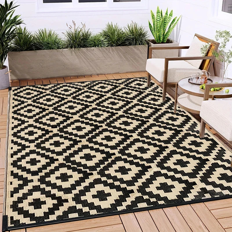 DuraWeave – Stilvoller Outdoor Campingteppich mit faltbarem und wasserdichtem Entwerfen