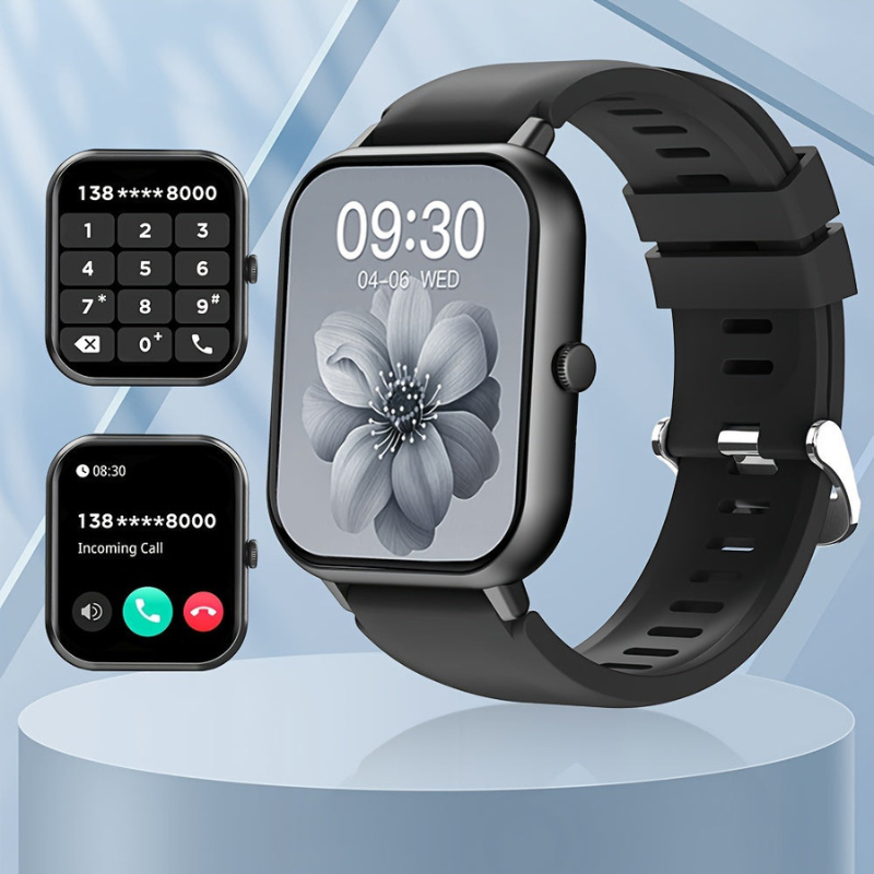 SmartVibe – Touchscreen Smartwatch mit Bluetooth Anrufen und Fitnessverfolgung