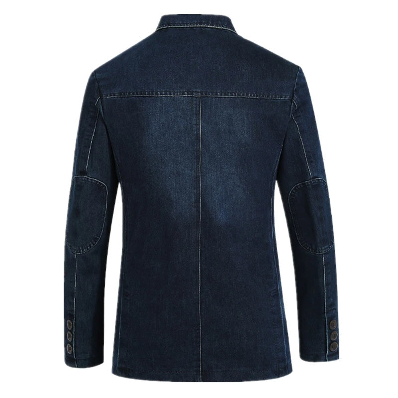 Yannik – Lässige Langarmjacke mit Reverskragen und Knopfverschluss