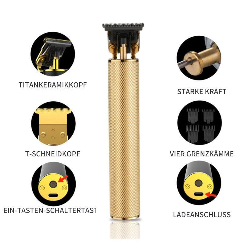 TrimCraft – Elektrischer Haarschneider mit T Blade und USB C Schnellladung