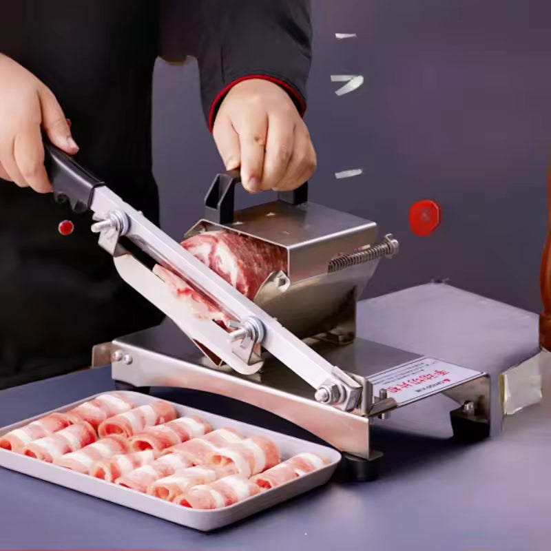 SlicePro – Multifunktionale kompakte Küchenschneidemaschine für Fleisch
