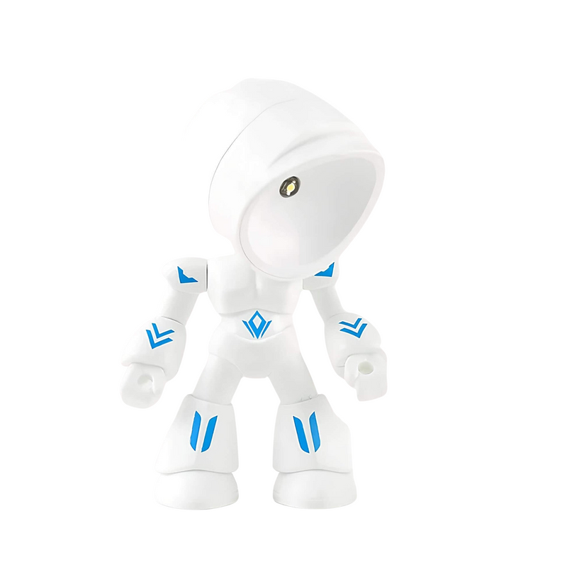 BrightBot – Roboter Tischlampe mit sanftem Licht und verspieltem Design