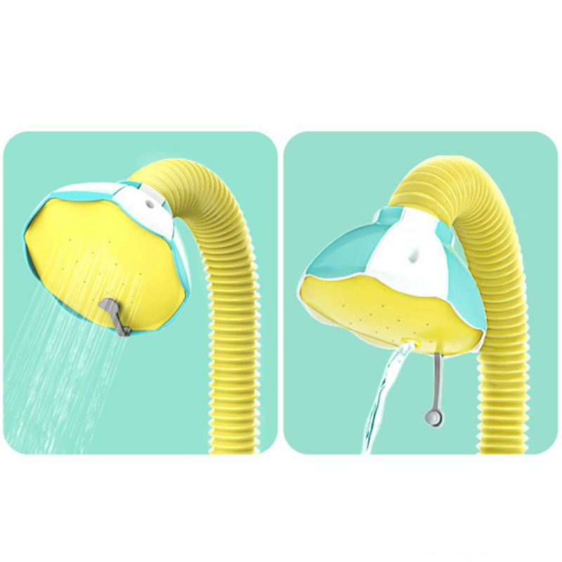 TubblyFlow – Elefanten Handbrause für sanftes Baden und Spielen mit Babys