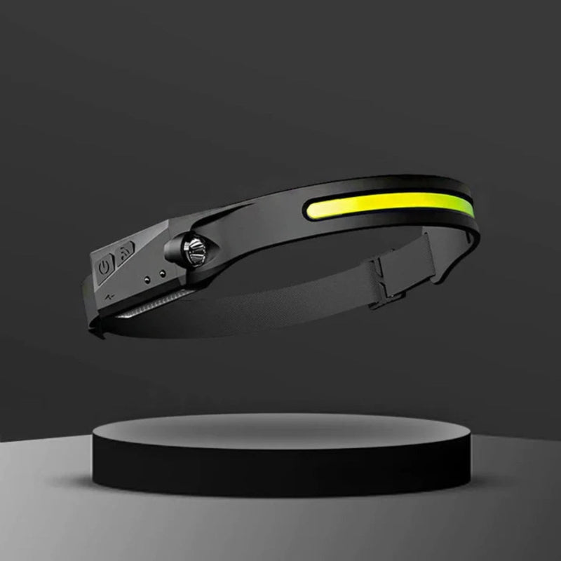 WaveLight – LED Sensor Stirnlampe mit Akku und verstellbarem Band