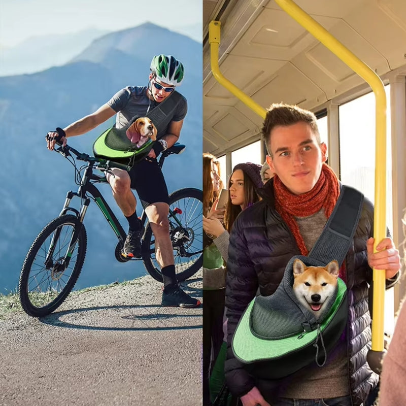 CarryPaws - Leichte Haustier Umhängetasche mit großem Fassungsvermögen und Sicherheitsfunktionen