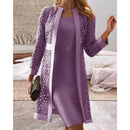 Alara – Zweiteiliges Lagen Set mit Langarm Cardigan und bequemer Passform