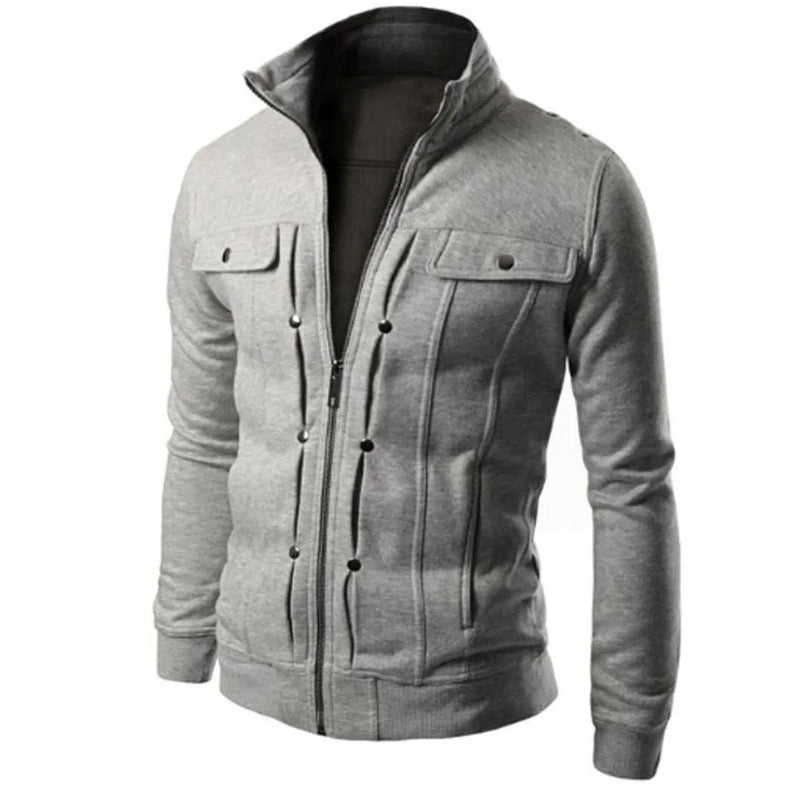 Ben - Warme Langärmelig Jacke Mit Reißverschluß