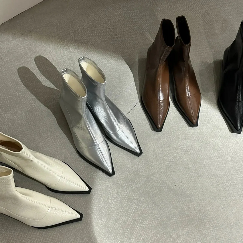 Sofia – Stilvolle Stiefeletten mit spitzer Spitze und rutschfester Sohle