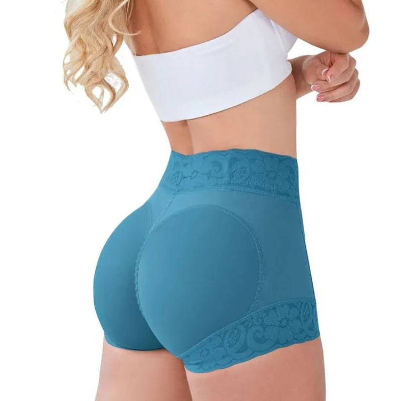 Anna – Nahtlose Lifting Kurze Hosen mit hoher Taille Bauchkontrolle und glatter Passform