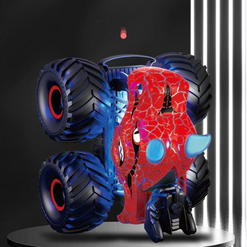 RexRacer – Ferngesteuerter RC Stunt Monstertruck mit Licht und Raucheffekten