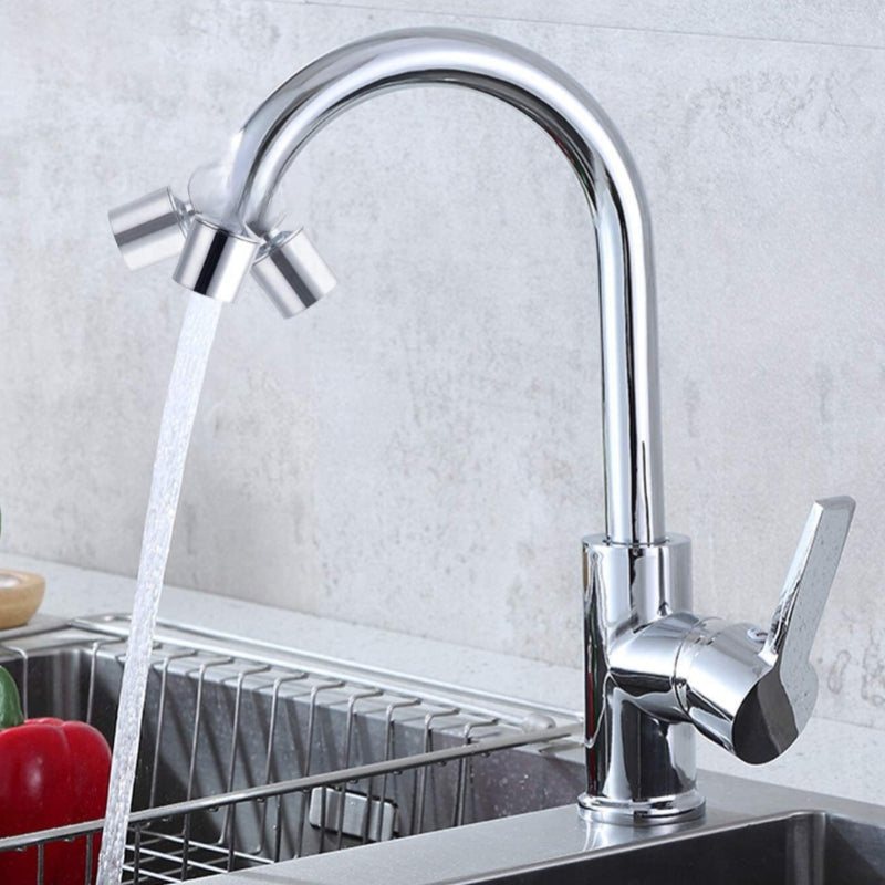 AquaFlex – 360° verstellbarer Wasserhahnaufsatz mit zwei Sprühmodi