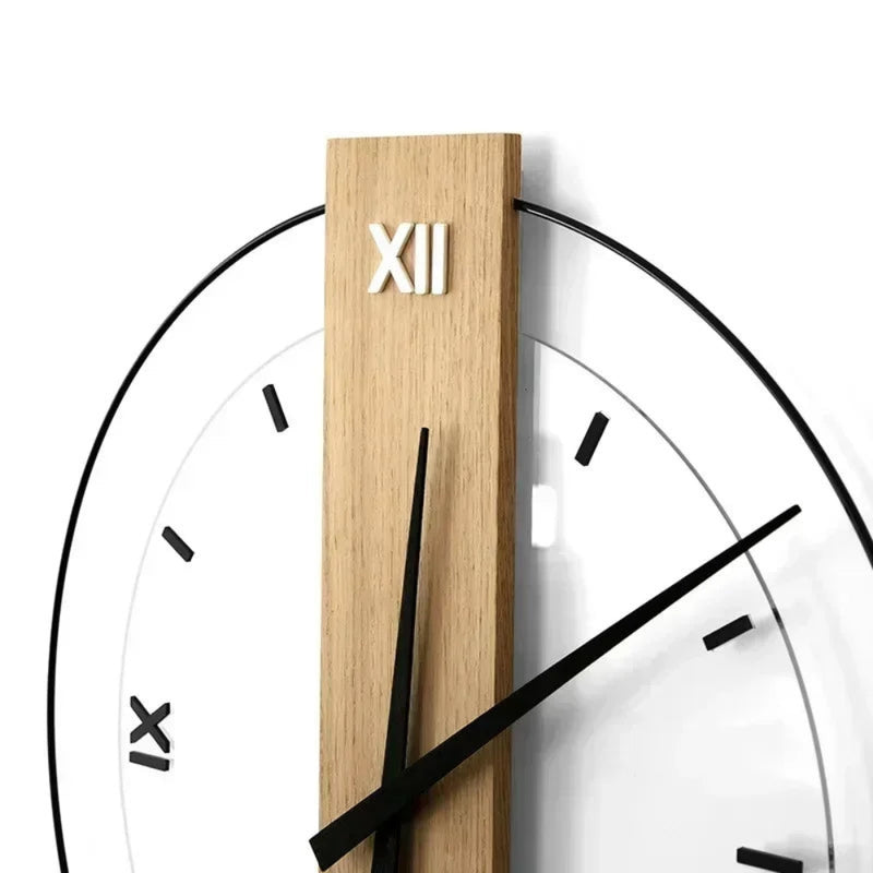MuteClock – Leise runde Wanduhr mit minimalistischem Entwerfen