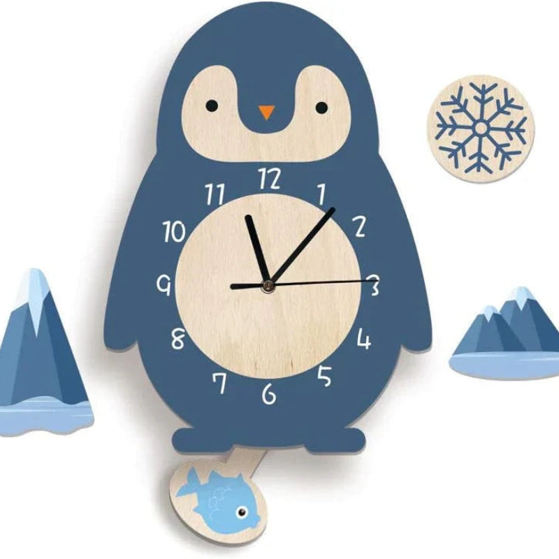 ZooClock – Wanduhr mit Tiermotiven und beweglichem Pendeldesign